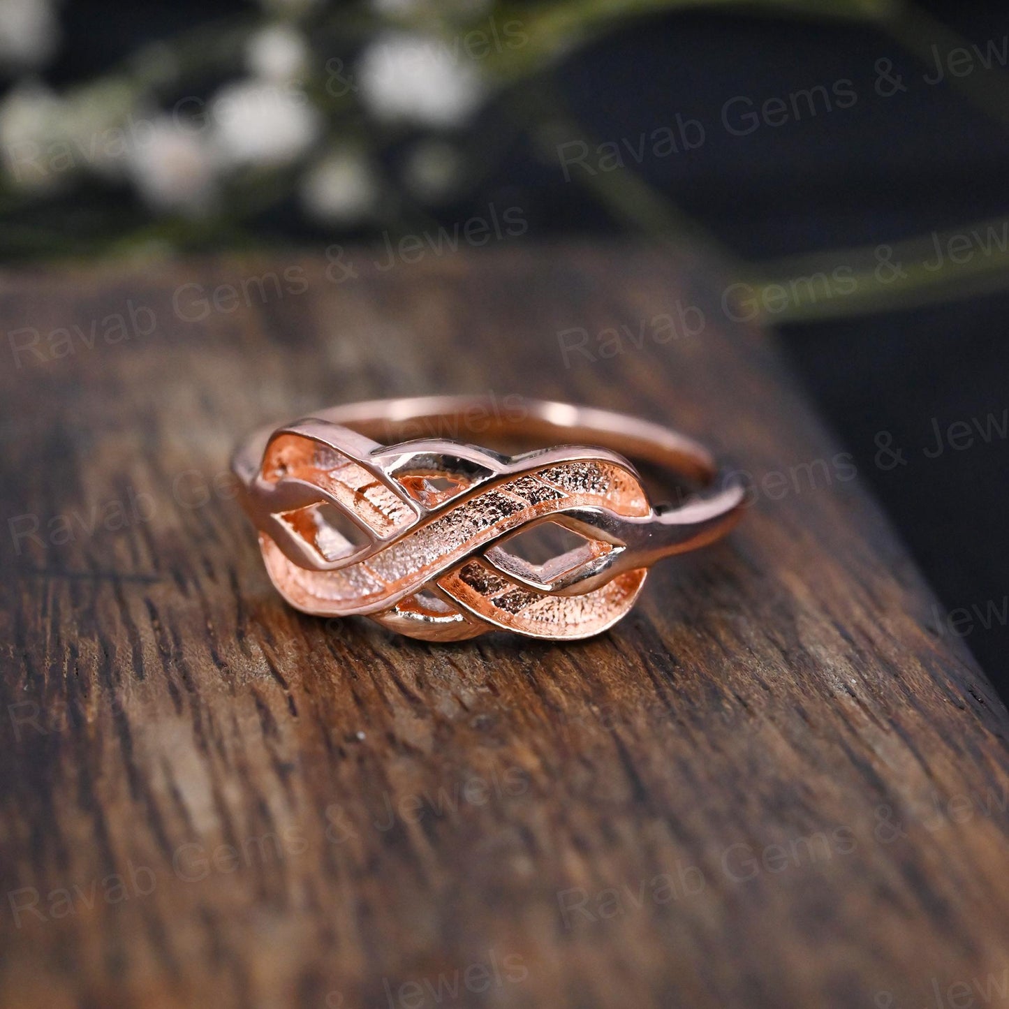 Solid 925 Sterling Silver 7mm Round Double Band Wheel Design Blank Setting Semi-Mount 18k Gold Plated Fine Handmade Ring