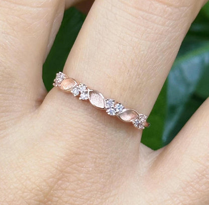 Handmade 18K Gold 925 Sterling Silver 2x4mm Half Marquise Blank Bezel Mount Ring Zircon Setting DIY Jewelry Findings