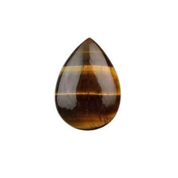 Top Quality 16x22mm Pear Shaped Natural Brown Yellow Tiger Eye Briolette Loose Gemstone Jewelry Making Calibrated Size Polished