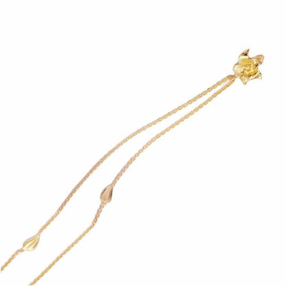 Best Selling Genuine 925 Sterling Silver 18K Micron 18k Gold Plated Flower Mallow Lariat Bridesmaid Chain Necklace for Women