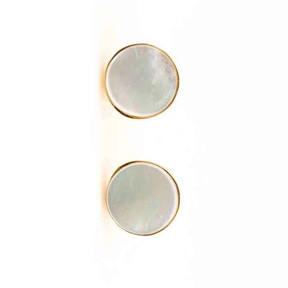 Best Selling Natural Freshwater Pearl Gemstone Waterproof Jewelry Sterling Silver 18k Gold Plated Stud Earrings for Women